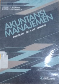 Image of Akuntansi Manajemen : Program Belajar Mandiri / Robert Anthony