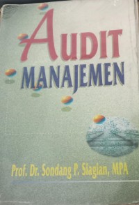 Image of Audit Manajemen / Sondang P. Siagian