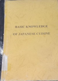 Image of Basic Knowledge of Japanese Cuisine