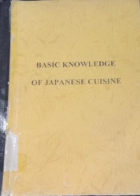 Basic Knowledge of Japanese Cuisine