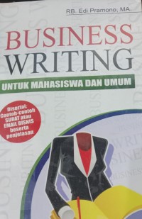 Image of Business Writing / Edi Pramono