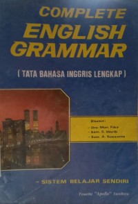 Image of Complete English Grammar : Tata Bahasa Inggris Lengkap