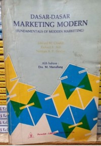 Image of Dasar-dasar marketing modren