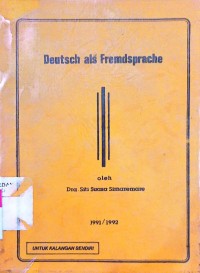 Deutsch Als Fremdsprache / Siti Suasa Simaremare