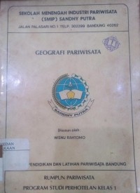 Image of Geografi Pariwisata / Wisnu Rahtomo