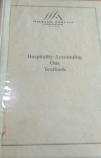 Image of Hospitality Accounting One Textbook