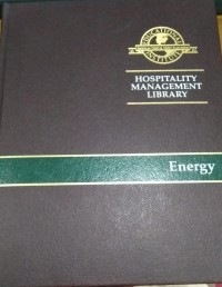 Hospitality Management library : Energy