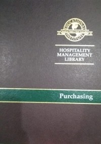 Hospitality Management library : Purchasing