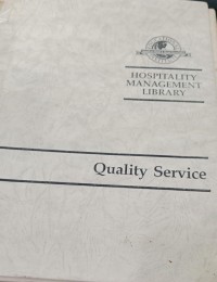 Image of HOSPITALITY MANAGEMENT LIBRARY / QUALITY SERVICE