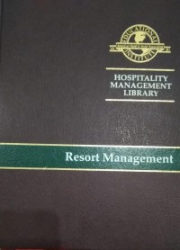 Hospitality Management library : Resort Management