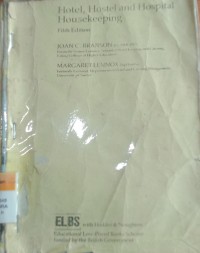 Image of Hotel, Hostel and Hospital Housekeeping