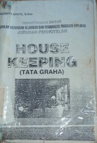 Image of House Keeping : Tata Graha / Sihite, Richard