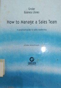 Image of How to manage a sales team