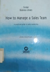 How to manage a sales team