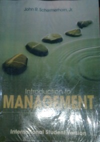 Introduction to Management / John R. Schermerhorn