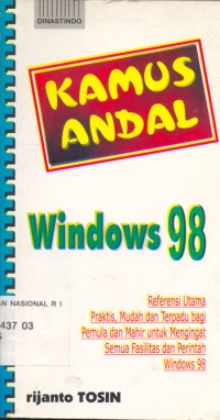 Kamus Andal Windows 98 / Rijanto Tosin