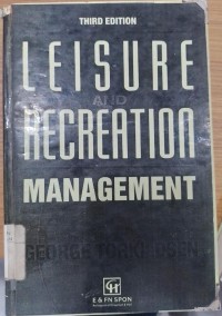 Leisure And Recreation Management / George Torkildsen