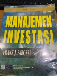Image of Manajemen Investasi / Frank J. Fabozzi