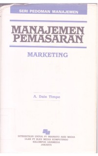 Image of Manajemen Pemasaran / Dale Timpe