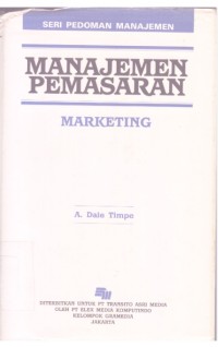 Manajemen Pemasaran / Dale Timpe