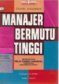 Image of Manajer Bermutu Tinggi / Florance M. Stone