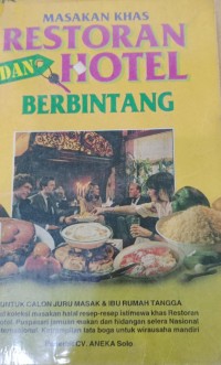 Masakan restoran hotel berbintang