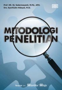Image of Metodologi Penelitian / Sedarmayanti
