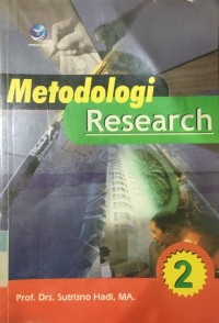 Metodologi Research Jilid 2 / Sutrisno Hadi