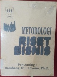 Image of Metodologi Riset Bisnis