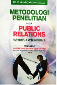 Metologi Penelitian Untuk Public Relations