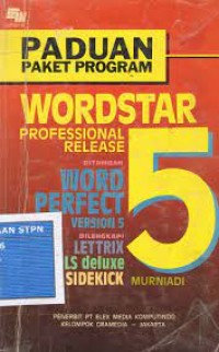 Paduan Paket Program: Wordstar Professional Release