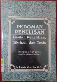 Image of pendoman penulisan usulan penelitian,skripsi. dan tesis