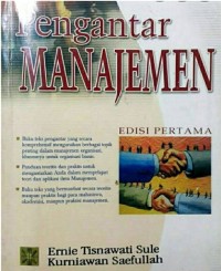 Pengantar Manajemen / Ernie Tisnawati Sule