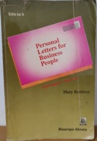 Personal Letters For Business / Mary Bosticco