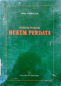 Image of Pokok Pokok Hukum Perdata / Subekti