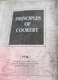 Image of Principles Of Cookery / Tafe