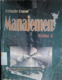 Image of Prinsip Dasar Manajemen Edisi 3 / Indriyo Gitosudarmo