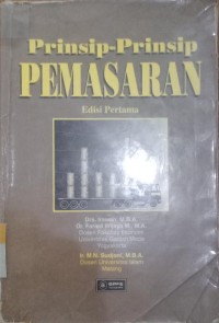 Prinsip-Prinsip Pemasaran / Irwan