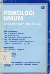 Psikologi Umum / Drs. Irwanto