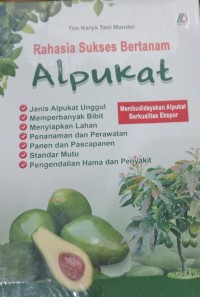 RAHASIA SUKSES BERTAMAN ALPUKAT