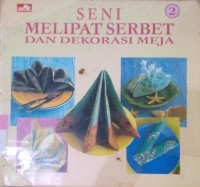 Image of seni melipat serbet dan dekorasi meja