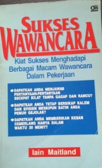 Sukses Wawancara / Iain Maitland