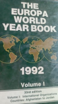 THE EUROPA WORLD YEAR BOOK