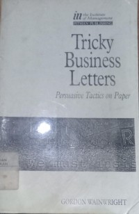 TRICKY BUSINESS LETTERS