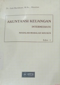 Image of akuntansi keuangan intermediate masalah masalah khusus