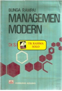 Image of Bunga Rampai Managemen Modern / Sondang P Siagian