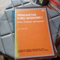 Image of Pengantar Ilmu Ekonomi I: Buku Panduan Mahasiswa