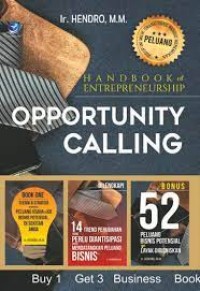Image of Handbook of Entrepreneurship : Opportunity Calling / Hendro