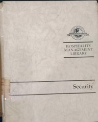 Image of HOSPITALITY MANAGEMENT LIBRARY / SECURITY