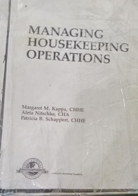 Image of menaging housekeeping operations